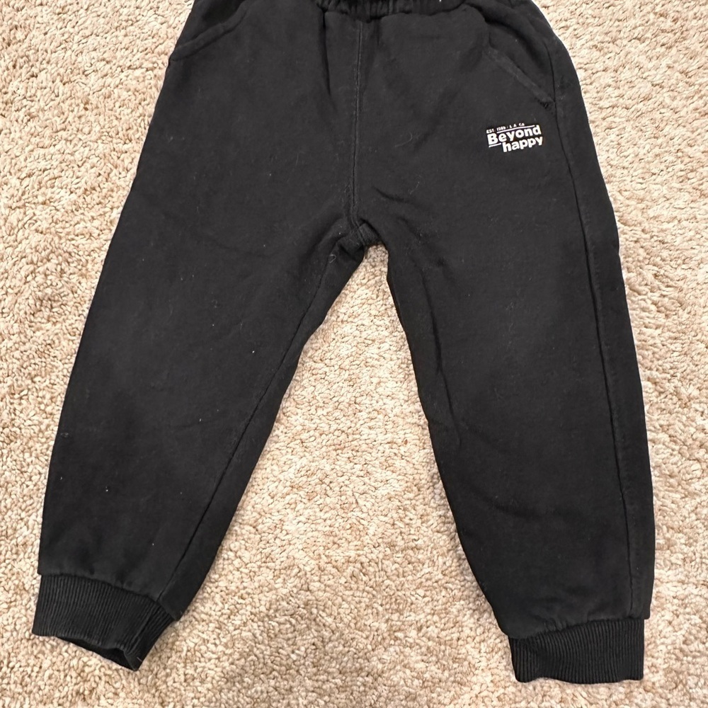 Designer- ZARA Kids Black and Gray Jogger Pants- Bundle! - Picture 9 of 16